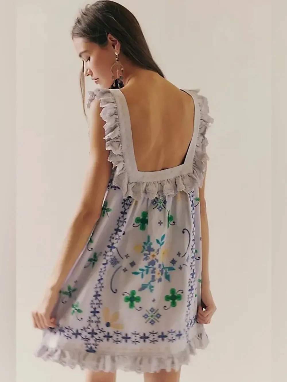 New Free People Bali Main Squeeze Mini Dress Size XL
